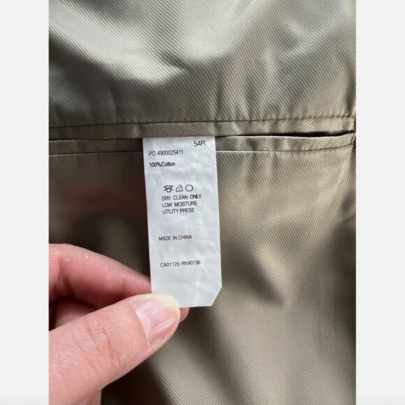 Calvin Klein Brown Corduroy Two Button Blazer Sport Coat - 54R - Picture 12 of 15